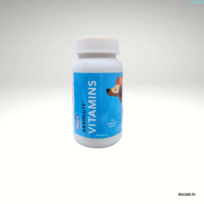 (1pc)Drools Absolute Vitamin Tablet (18 Tablets/box) - Docabi.in