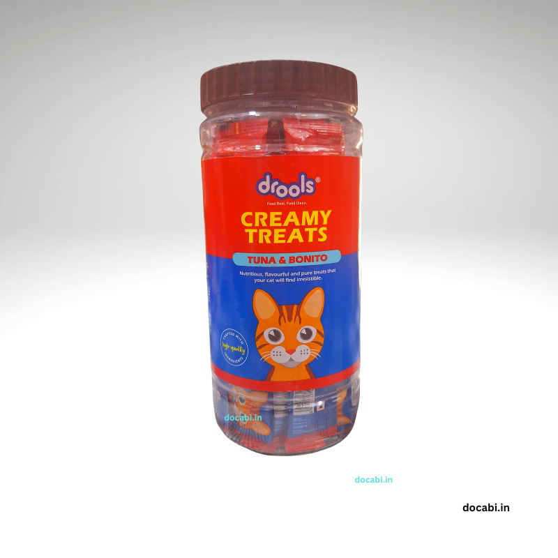 (Offer 2+1),(1Pc),375gm Drools Creamy Lickable Cat Treats -(Tuna ...