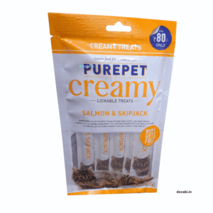 Purepet Lickable Creamy Treat -Salmon & Skipjack 75 Gm