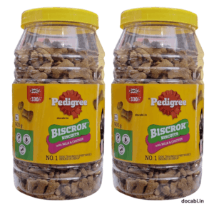 (2pcs)(900gm), Pedigree Biscrok Biscuits Dog Treats ,Chicken & Milk