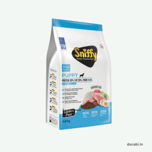 (2pc),800gm Sniffy Puppy Dry Dog Food-( Chicken & Egg)