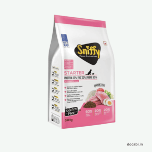 (1pc),800gm Sniffy Starter Dry Dog Food for Pregnant Mother & Weaning Puppy -( Chicken & Egg)