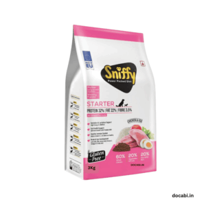 (1pc), 3Kg Sniffy Starter Dry Dog Food for Pregnant Mother & Weaning Puppy -( Chicken & Egg)