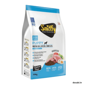 (1pc),10Kg Sniffy Puppy Dry Dog Food-( Chicken & Egg)