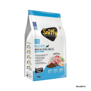 (1pc), 3Kg Sniffy Puppy Dry Dog Food-( Chicken & Egg)