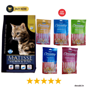 (1pc)1.5kg, Matisse (Salmon & Tuna )Adult Cat Dry Pet Food ,(Buy & Get 5pcs of drools creamy Treat 75gm)