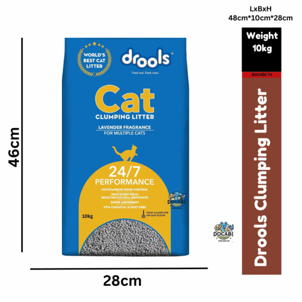 (1pc ),(10kg)Cat Litter Drools Bentonite Clumping , Lavender 1 1 10