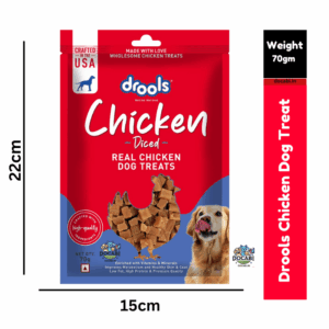 (1pc) 70gm,Drools -Real Chicken Diced- Dog Treat