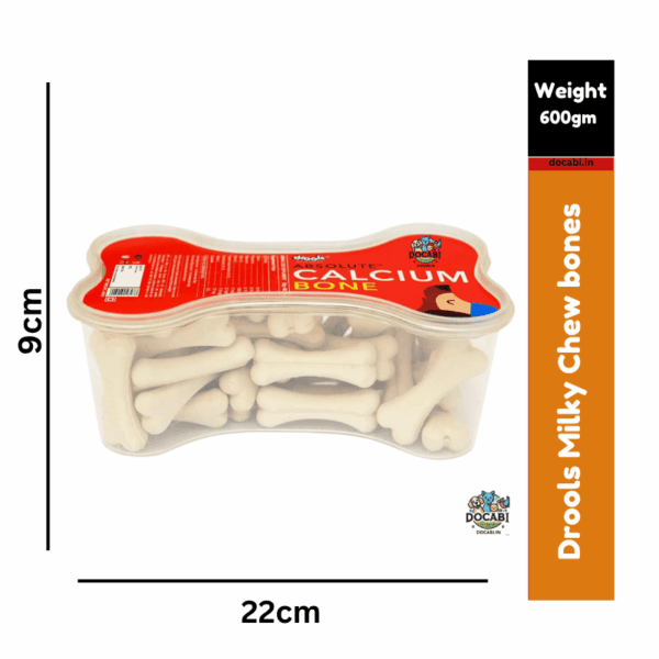 (1pc),(600gm /40pcs box) Drools Absolute Calcium Milk Bone 1 3 9