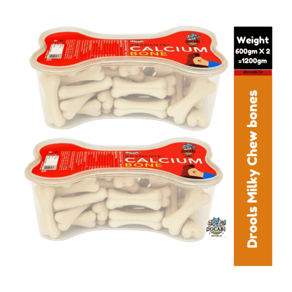 (2pcs) ,(600gm/40pcs Box) Drools Absolute Calcium Milk Bone( Free shipping ) 1 4 7