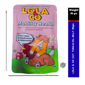 (12pcs),(80gm) Lola & Co - Mobility Health Cat Food- Tuna & Sardine in Jelly 64 1 4