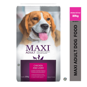 (1pc),(20Kg) Drools Maxi Adult Dry Dog Food - Chicken & Liver
