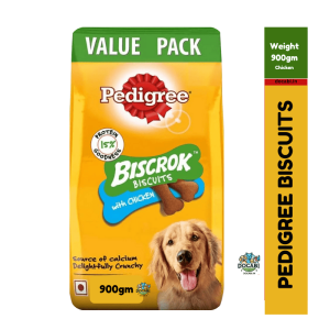 (1pc),(900gm) Pedigree Biscrok Biscuits Dog Treats - Chicken