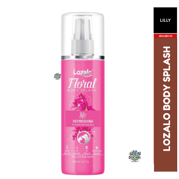 (1pc), 200ml Lozalo Floral Pet Body Splash - Lily for Dogs & Cats (Free Shipping) 1 2 7
