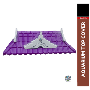 Aquarium Top /Lid Cover (13"L x7"B)(PVC ) for Aquarium (12"L x 6"B)-Colour May Vary