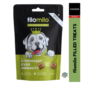 (2Pcs), 70gm Filomilo Dog Functional Filled Treats - Strongst Ever Immunty 16 3