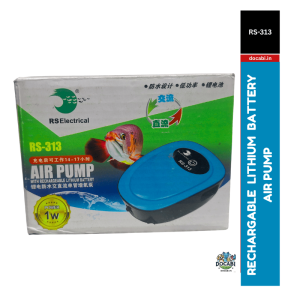 (1Pc)RS-313 USB Rechargeable Ultra Silent Air Pump-With Airline Tube and Air Stone