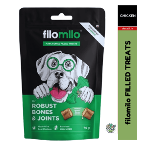 (2Pcs), 70gm Filomilo Dog Functional Filled Treats - Robust Bones & Joints 18 4