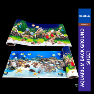 Aquarium Double Side Background Poster - Decoration Wallpaper(water proof)(B-pet 02), Suitable for (1ft /12" )tank Height