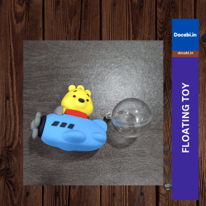 (1Pc)-Aeroplane  Bear (6cm) -Floating Fish Tank Decoration Toys, Fish Tank Attractive Cute Miniature Decoration