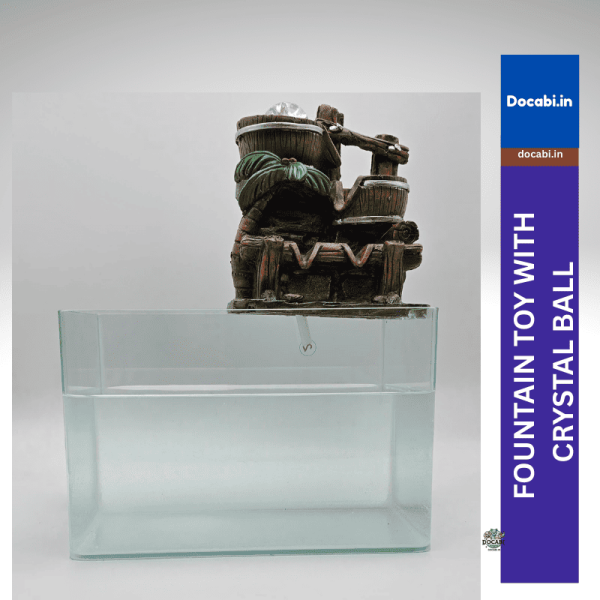 (1pc),(FT016) Water Fountain Toy with Crystal Ball for aquarium & Indore Use (without tub) 1 34 1