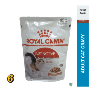 (6pcs),85gm Royal Canin Instinctive (for adult cat) Wet Gravy 18 11