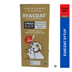(1pc), 200ml Evacoat Syrup - Skin Coat Tonic For Cat & Dog 38 8 1