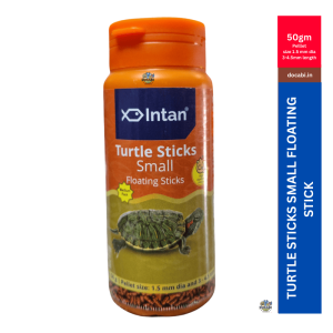 (1Pc),50gm Intan Turtle Sticks Small-Floating Sticks-Turtle Feed -pellet size (1.5mm dia & 3-4.5mm length)