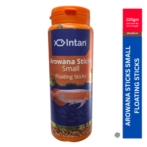 (1Pc),120gm Intan Arowana Sticks Floating Small Sticks Fish Feed -pellet size (2mm dia & 6mm length)