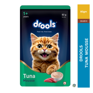(1pc), 80gm Drools Tuna Mousse Wet Junior Cat Food-Tuna