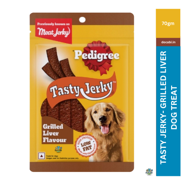 (1pc) 70gm,Pedigree Tasty Jerky Dog Treat-Grilled Liver Flavour 1 9 2