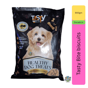 (1pc),900gm Tasty Bite Dog Biscuit Treat- Egg & Milk Flavour